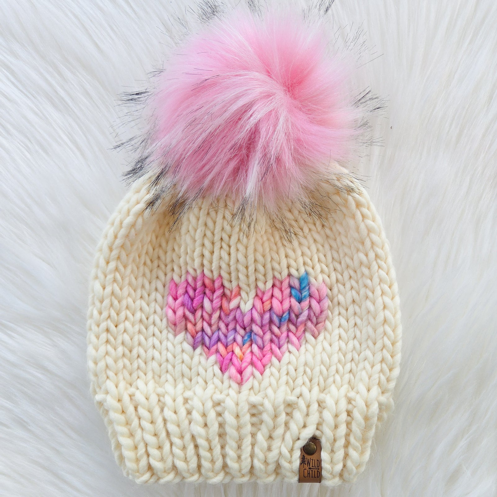 Big Heart Beanie - Adult