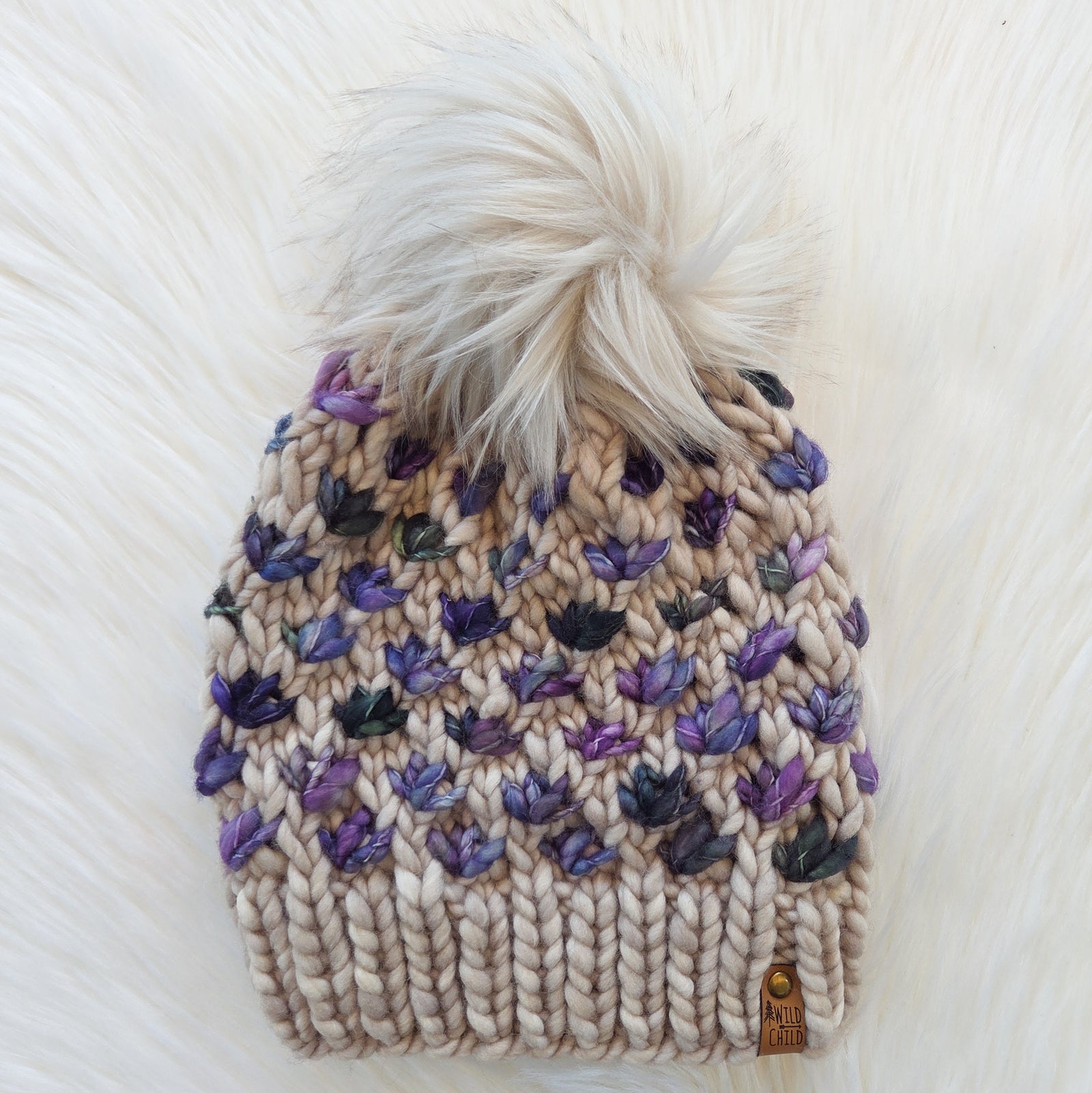 Lotus Flower Beanie - Adult