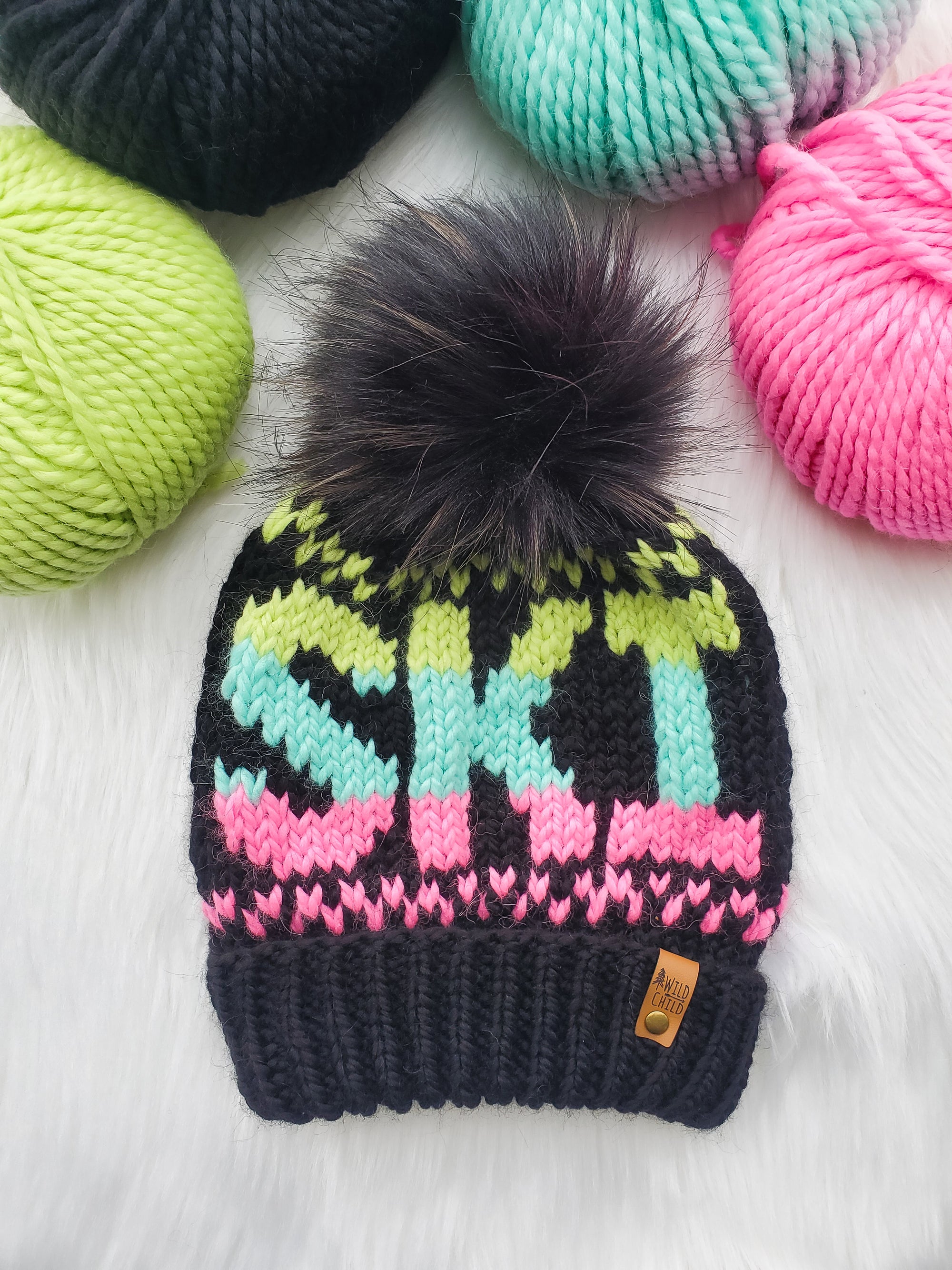 SKI Hat - Made To Order - Adult Size