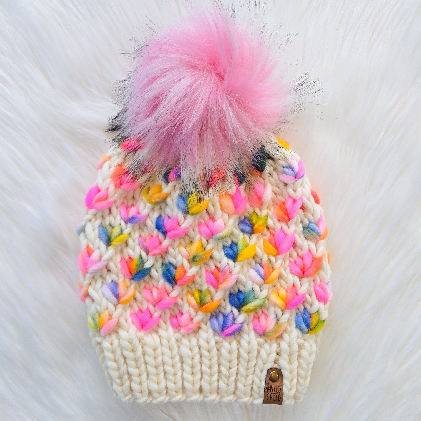Lotus Flower Beanie - Adult