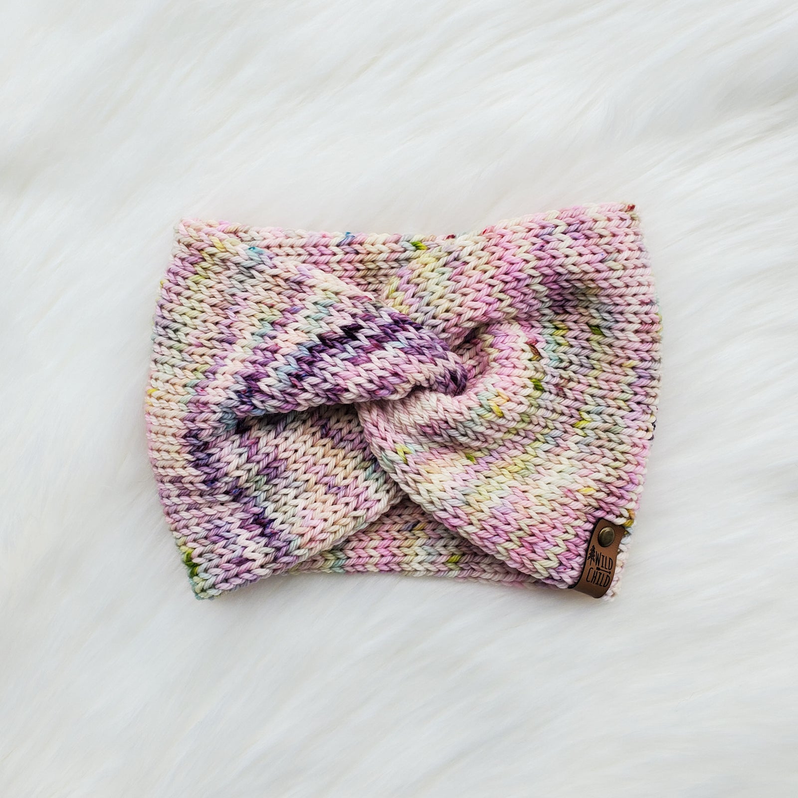 Prism / Hand-dyed Twist Headband / Toddler/Child Size