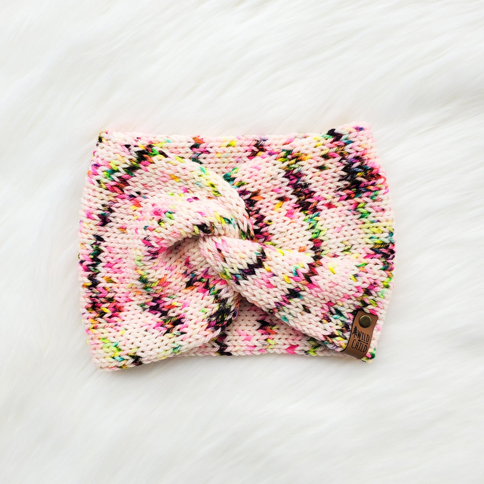 Derby Girl / Hand-dyed Twist Headband / Toddler/Child Size