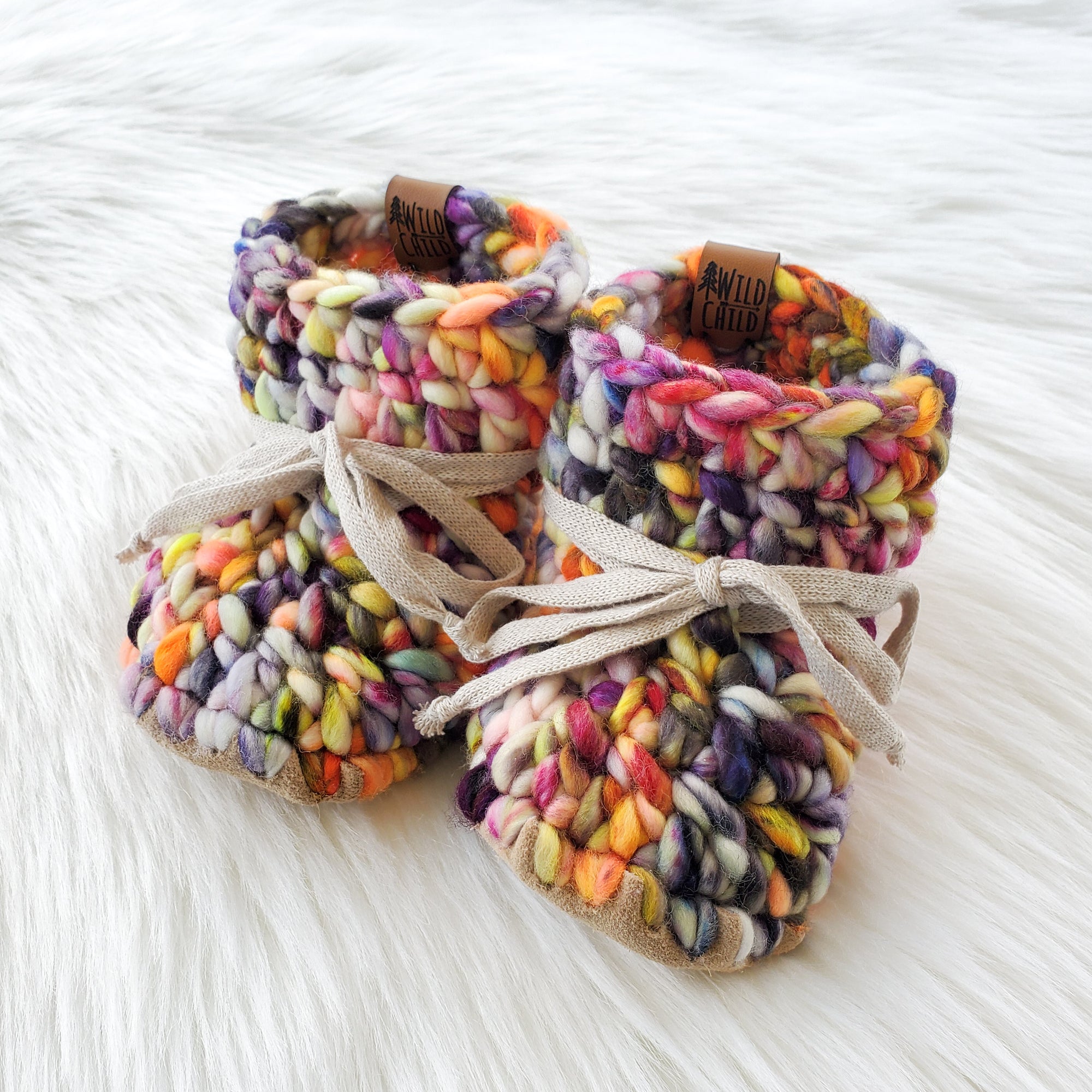 All the Feels - Wool Booties - Size 4/5